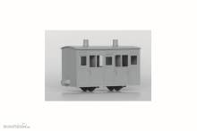 Peco DM63 - Ffestiniog und Blaneau Rly Planked 4-Rad-Wagen 1./2. Klasse
