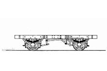Peco DM73 - 4-Rad-Fahrgestell der Tralee and Dingle Railway
