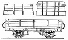Peco DM77 - Offener irischer Schmalspurwagen