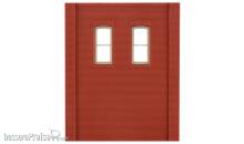 Woodland Scenics DPM30139 - Two-Storey Two Upper Rectangular Window Wall (x4)