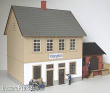 Modellbau Laffont E1301 - Bahnhof Waldangelloch mit angebautem Güterschuppen