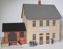 Modellbau Laffont E1311 - Bahnhof Rauenberg mit angebautem Güterschuppen