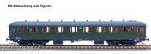 Exact-Train EX10045 - Reisezugwagen NS B7156 grün, graues Dach mit Beleuchtung und Figuren