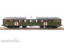 Exact-Train EX10049 - Reisezugwagen NS A7545 grün Rotes Kreuz