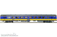 Exact-Train EX11042 - NS ICR (Originalversion) für den Innenlandseinsatz Reisezugwagen A (Farbe Gelb / Blau) Epoche IV (Exklusiv für special Bentink Modelspoor und Huider Modeltreinen)