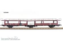 Exact-Train EX20009 - DB-ATG Laekkms 542 Autotransporter Blechverkleidung 21 RIV 80 DB 426 5 483-4 P(ex 20007C), (Ohne Federpuffer)