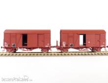 Exact-Train EX20232 - SNCF Oppeln 2er Set 1x mit Bremserbühne, mit französischen Lager Lager Epoche IV