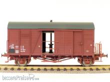 Exact-Train EX20295 - DR Oppeln Hkms (Bremserbühne) (Militär / Frontfenster / Ofen / Rollenlager)