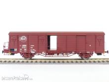 Exact-Train EX20476 - DR Expresswagen Gbqss-z[1742] 21 MC RIV 50 DR 174 2388-4, 7 Sicken, Tür mit Verstärkung, Epoche Ivc (Zu öffnenden Türen)