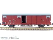 Exact-Train EX20484 - DR Güterwagen Gbs[1500] 01MC RIV OPW 50 DR 150 1353-3, 7 Sicken, Tür mit Verstärkung, Epoche Ivb (Zu öffnenden Türen)