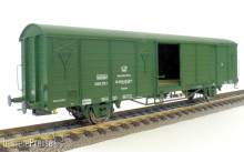 Exact-Train EX20488 - DR Güterwagen Gbs Post 50 50 00-10 433-9, 7 Sicken, Tür mit Verstärkung, Epoche IV (Zu öffnenden Türen)