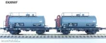 Exact-Train EX20507 - DB 2er Set 24m3 Einheitsbauart Leichtbau-Kesselwagen Wintershall