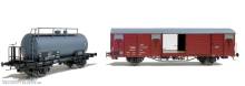 Exact-Train EX20517 - DR 2er Set 24m3 Einheitsbauart Leichtbau-Kesselwagen und DR Gbs