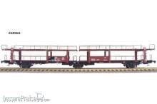 Exact-Train EX20561 - DB Offs 55 Autotransporter 631 629 Originalversion ABC Raster, (ohne Federpuffer)