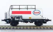 Exact-Train EX20582 - DB 24m3 Einheitsbauart Leichtbau-Kesselwagen ESSO Weiss/Rot