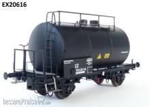 Exact-Train EX20616 - DB 30m3 Leichtbau Uerdinger Bauart Kesselwagen ESSO Schwarz