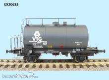 Exact-Train EX20623 - DB 30m3 Leichtbau Uerdinger Bauart Kesselwagen VTG Neu Emblem Z [P] 23 80 708 0 081-4 [P]