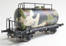 Exact-Train EX20639 - DRG 30m3 Leichtbau Uerdinger Bauart Kesselwagen Camouflage WIFO ohne Bremserhaus DR Hannover 917 000