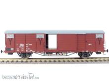 Exact-Train EX20705 - DR Güterwagen Glmms 01 MC RIV OPW 50 DR 150 1503-3, 7 Sicken, Tür ohne Verstärkung, Epoche Iva (Zu öffnenden Türen)