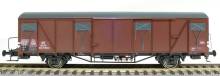 Exact-Train EX20720 - DB Güterwagen Gbs-61 Glmms Nr. 165 875 Bremserbühne mit Farbflächen Epoche III