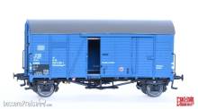 Exact-Train EX20764 - DB Oppeln Werkstattwagen 611 (Blau) (Rollenlager) mit Beladung
