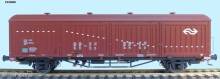 Exact-Train EX20808 - NS Hbis Nr. 01 EUROP 84 NS 225 3 071-9, 8 Sicken, braun, weisser Streifen, Aufschrift HCR ´Kobenhavn´