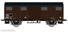 Exact-Train EX20920 - SNCF Gs Type K 335440 mit OCEM Lager und Leonard Speichernräder Braun Epoche III