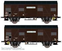 Exact-Train EX20922 - 2-er set Provence Express Braun Epoche III Nr Kv 344074 und Nr Kv 344073