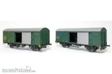 Exact-Train EX20947 - 2er-Set SBB CFF Zk PTT Grün