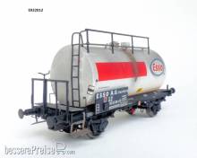 Exact-Train EX22012 - DB 30m3 Uedinger Kesselwagen ESSO WeissRot Epoche IV (Verschmutzt)