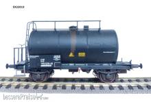 Exact-Train EX22013 - DB 30m3 Uedinger Kesselwagen ESSO Schwarz Nr.705 6226-5 Epoche IV (Verschmutzt)