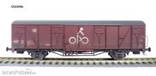 Exact-Train EX22036 - DB GBS254 EUROP Fahrradwagen Güterwagen Nr.150 2065-1 Epoche IV (Verschmutzt)