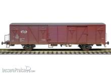 Exact-Train EX22060 - NS Gbs EUROP mit Bremserbühne Braun Luftklappen mit NS Logo Epoche IV (Verschmutzt)