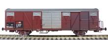 Exact-Train EX22068 - SBB Gbs Güterwagen EUROP mit kleinem SBB Emblem, geripptem Dach und Türen mit Sicken Epoche V (Verschmutzt)