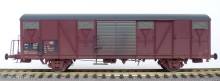 Exact-Train EX22069 - SBB Gbs Güterwagen mit kleinem SBB Emblem, glattem Dach und Türen mit Sicken Epoche VI (Verschmutzt)