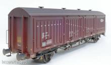 Exact-Train EX22080 - NS Hbis EUROP, 8 Sicken, braun, weisser Streifen Epoche IV (Verschmutzt)