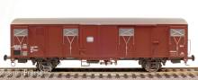 Exact-Train EX23102 - DB Güterwagen Gbs 252 EUROP mit DB Emblem auf Tür, Epoche IV