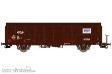 Exact-Train EX23200 - NS GBS Frico Braun und Blau Frico Logo mit Bremserebühne. Mit farbigen Hintergrund. Epoche IV