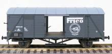 Exact-Train EX23406 - NS CHGZ gedeckter Wagen mit Frico und Schubkarre Beschriftung