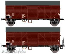 Exact-Train EX23643 - 2-er Set DR Bremen Guterwagen
