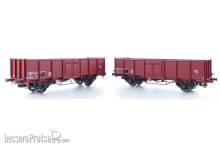Exact-Train EX23950 - 2er-Set SNCF TOW 669796 EUROP mit OCEM Lager und Diskus Räder und TOW 669756 EUROP SKF Lager und Leonard Speichenrädern Ep III