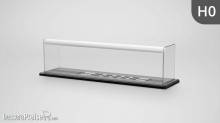 Train Safe FD-H0-038 - Funktionsdisplay Spur H0 38 cm lang, inkl. Schutzhaube, 3 Paar Rollenböcken und Füllstücken