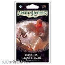 Fantasy Flight Games FFGD1132 - Arkham Horror: LCG - Einheit und Ernüchterung Mythos-Pack (Der-gebrochene-Kreis-4) DE