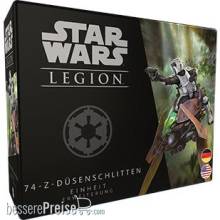 Fantasy Flight Games FFGD4603 - Star Wars: Legion - 74-Z-Düsenschlitten Einheit-Erweiterung DE/EN