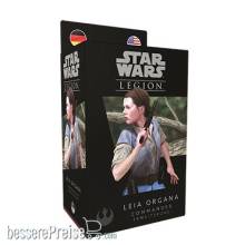 Fantasy Flight Games FFGD4609 - Star Wars: Legion - Leia Organa Commander-Erweiterung DE/EN