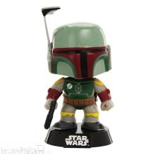 Funko FK2386 - Star Wars POP! Vinyl Wackelkopf-Figur Boba Fett 10 cm