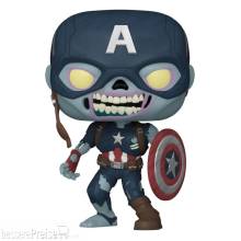 Funko FK57375 - Marvel What If,,,? POP! TV Vinyl Figur Zombie Captain America 9 cm