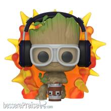Funko FK70653 - Ich bin Groot POP! Vinyl Figur Groot w/ detonator 9 cm