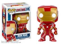 Funko FK7224 - Captain America Civil War POP! Vinyl Wackelkopf Iron Man 10 cm