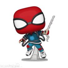 Funko FK75871 - Friendly Neighborhood Spider-Man POP! Vinyl Figur Proto Suit Spider-Man 9 cm